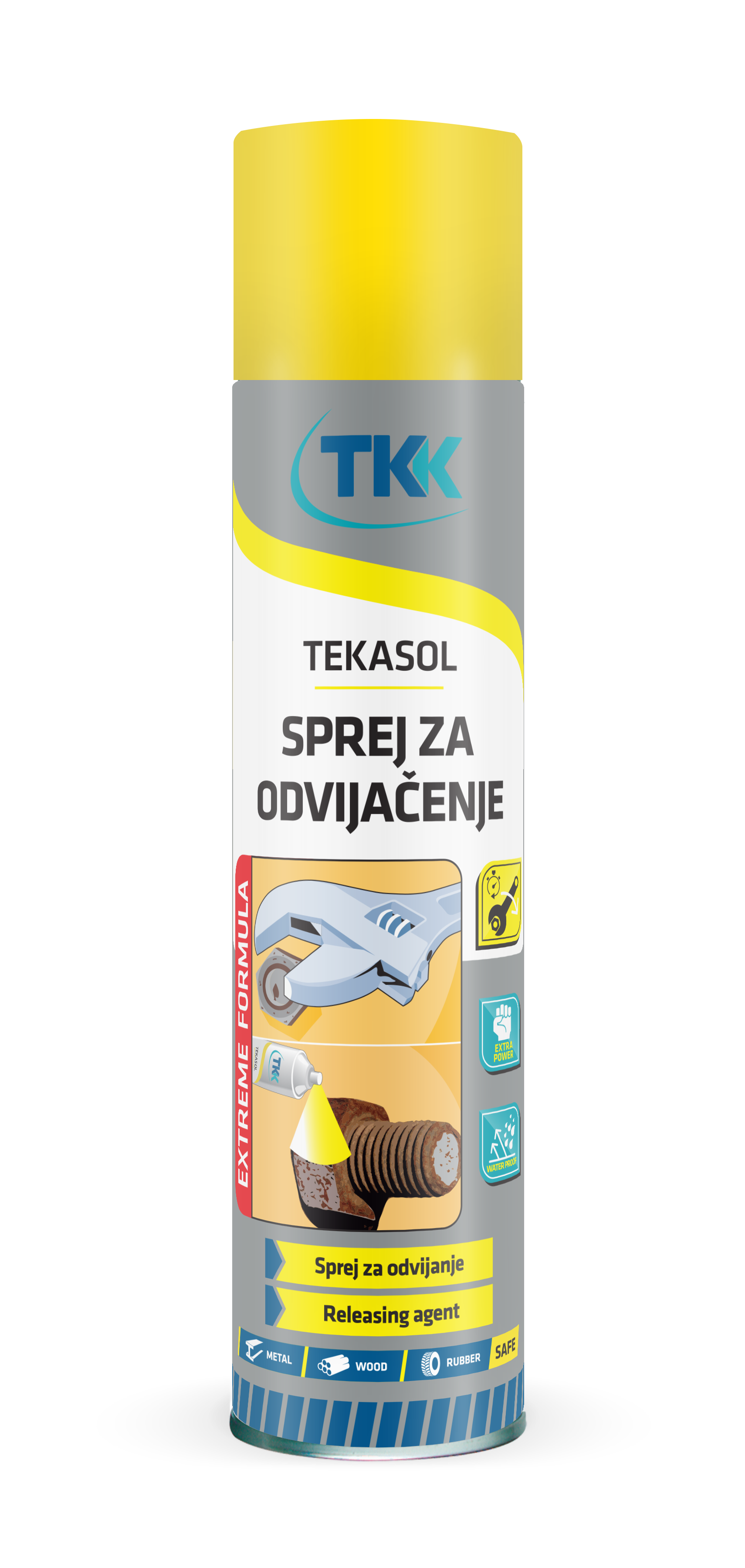 TEKASOL releasing agent силиконовый спрей для откручивания 400 мл.