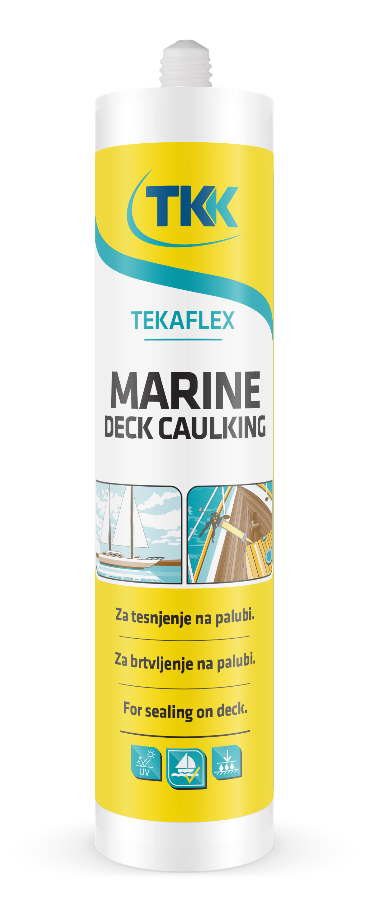TEKAFLEX MS marine уплотняющий клей-герметик для швов на палубе 290 мл.