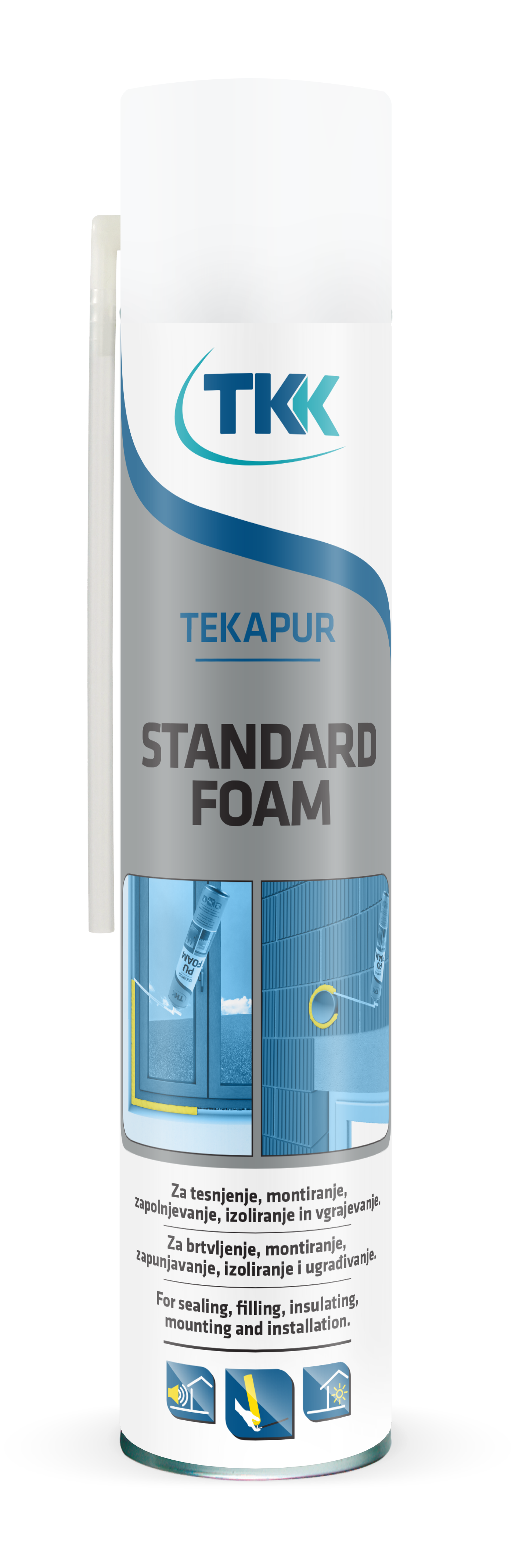 TEKAPUR Spray бытовая монтажная пена 750 мл.