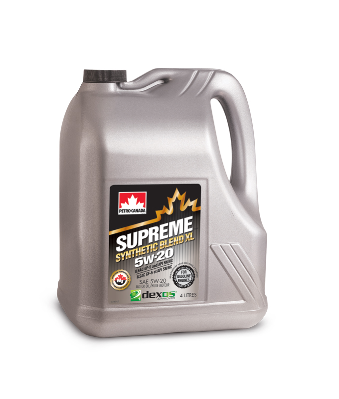 PETRO-CANADA SUPREME SYNTHETIC BLEND XL 5W-20, 5W-30