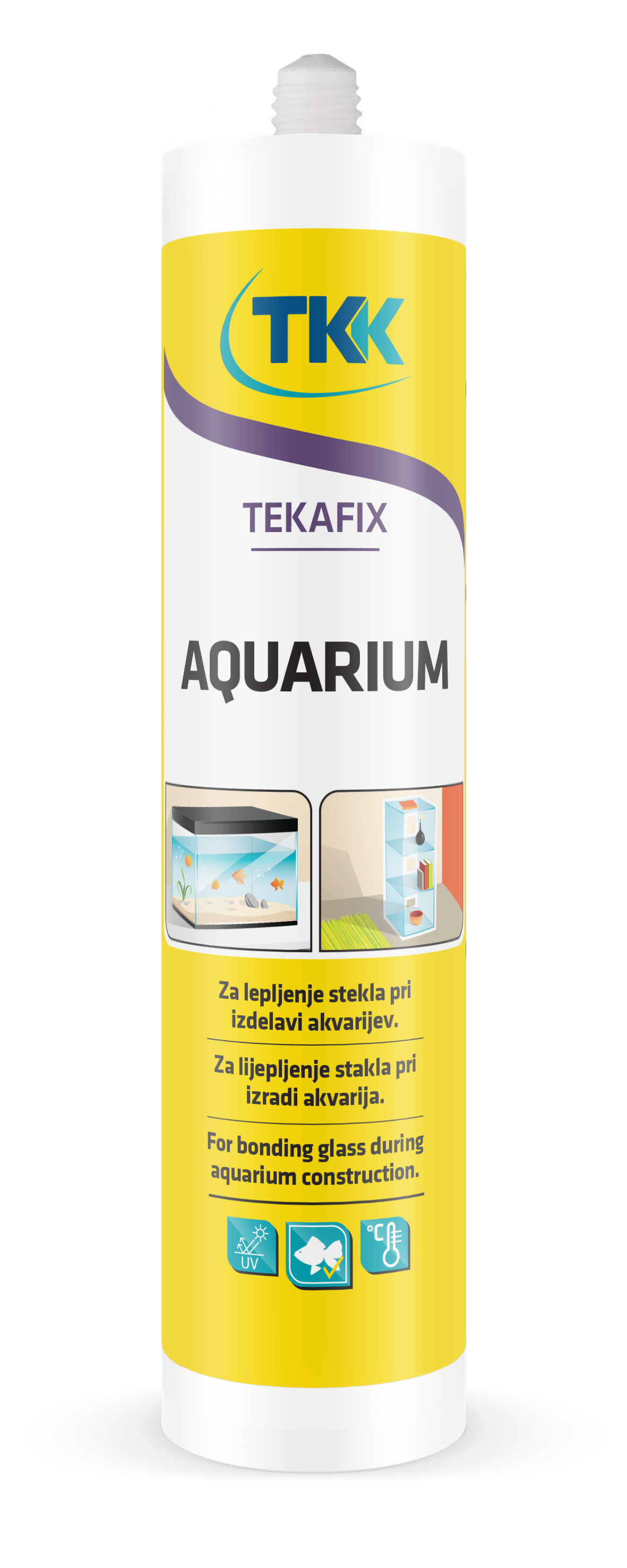 TEKAFIKS клей-герметик для аквариумов 300 мл.